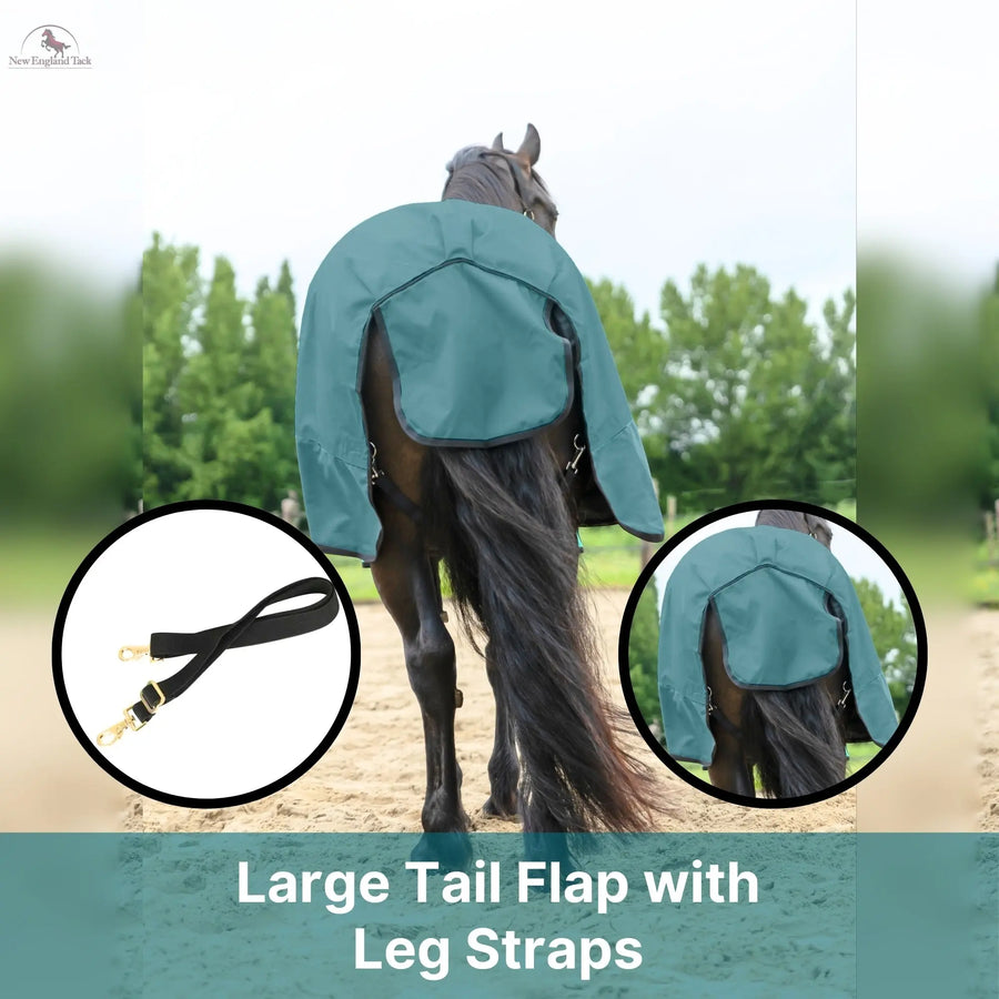 600 Denier Lightweight Waterproof & Breathable Horse Rain Sheet NewEngland Tack