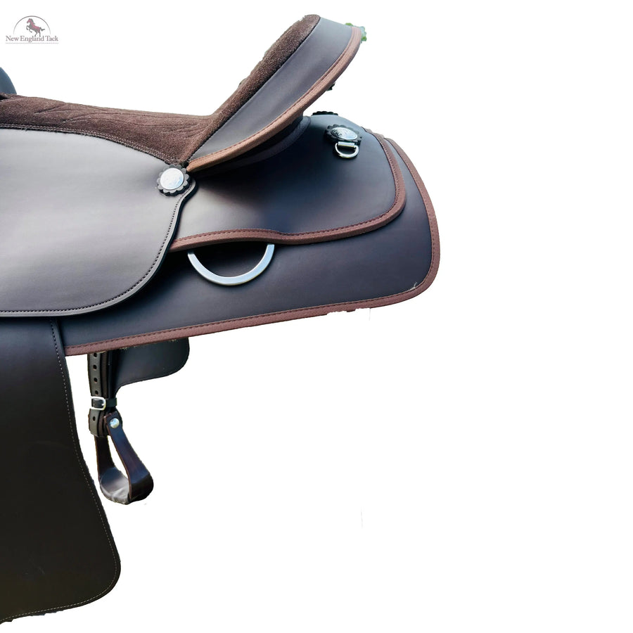 Adults Western All-Around Horse Synthetic Straight Skirt Leather Saddle NewEngland Tack