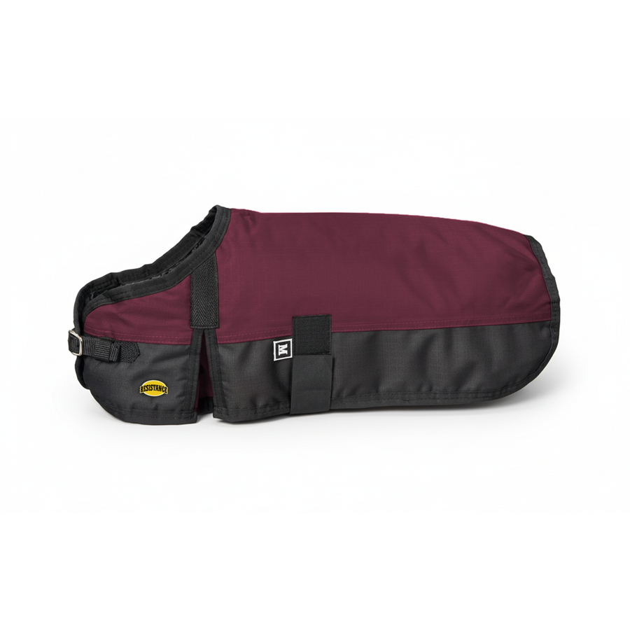 Resistance 600D Dog Blanket with Shoulder Gusset & Quick Grip Belly Band - 50 GSM fill
