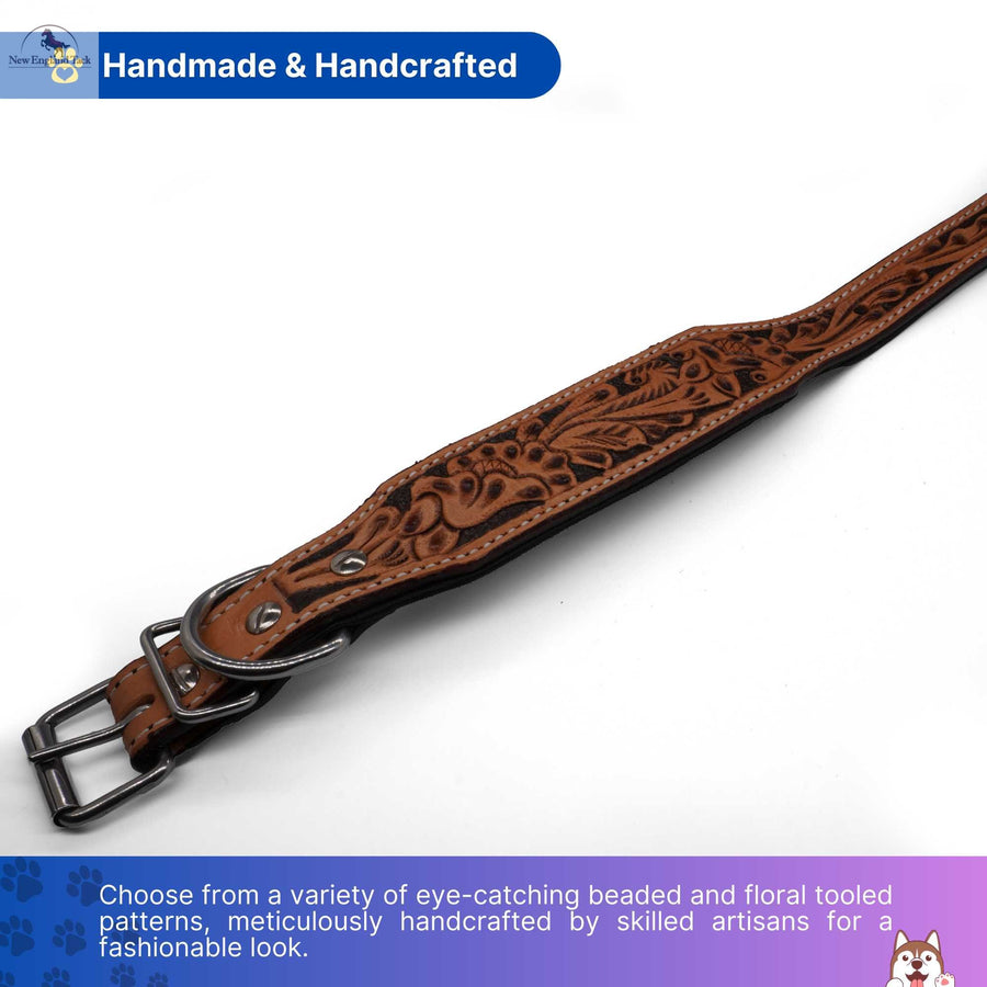 Copy of Western Leather Dog Collars NewEngland Tack