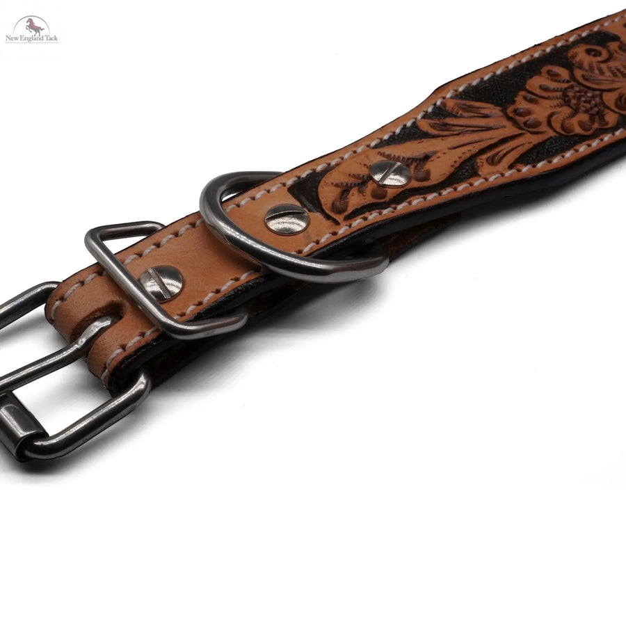 Copy of Western Leather Dog Collars NewEngland Tack