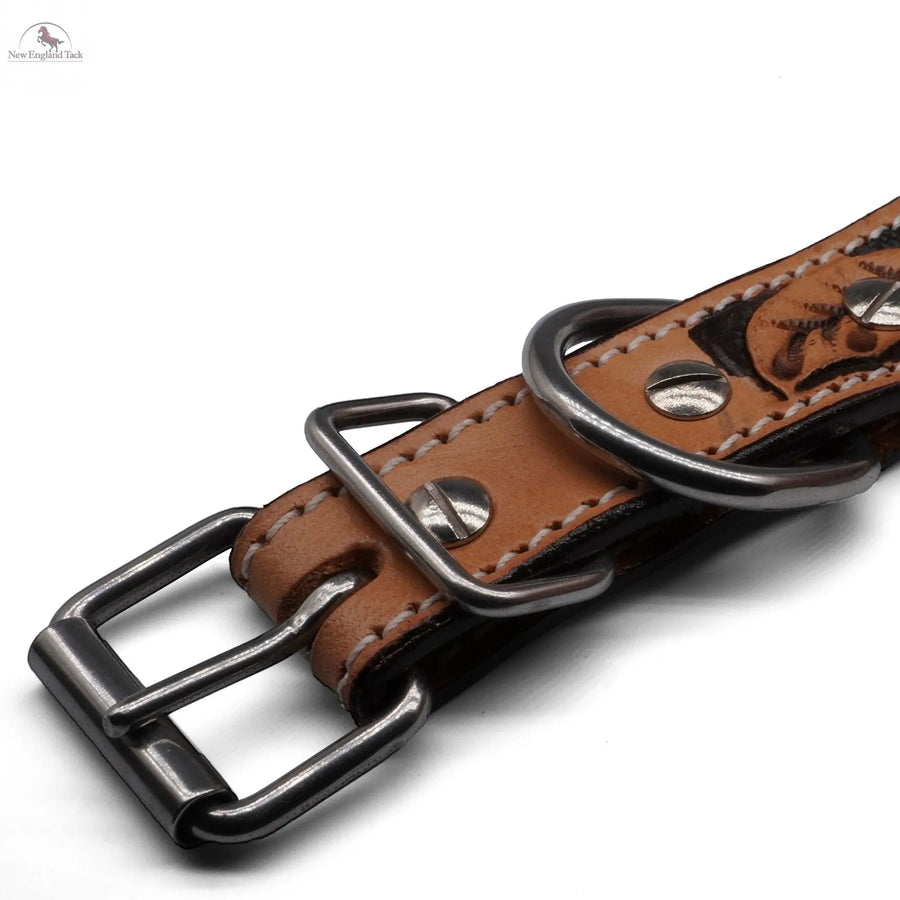 Copy of Western Leather Dog Collars NewEngland Tack