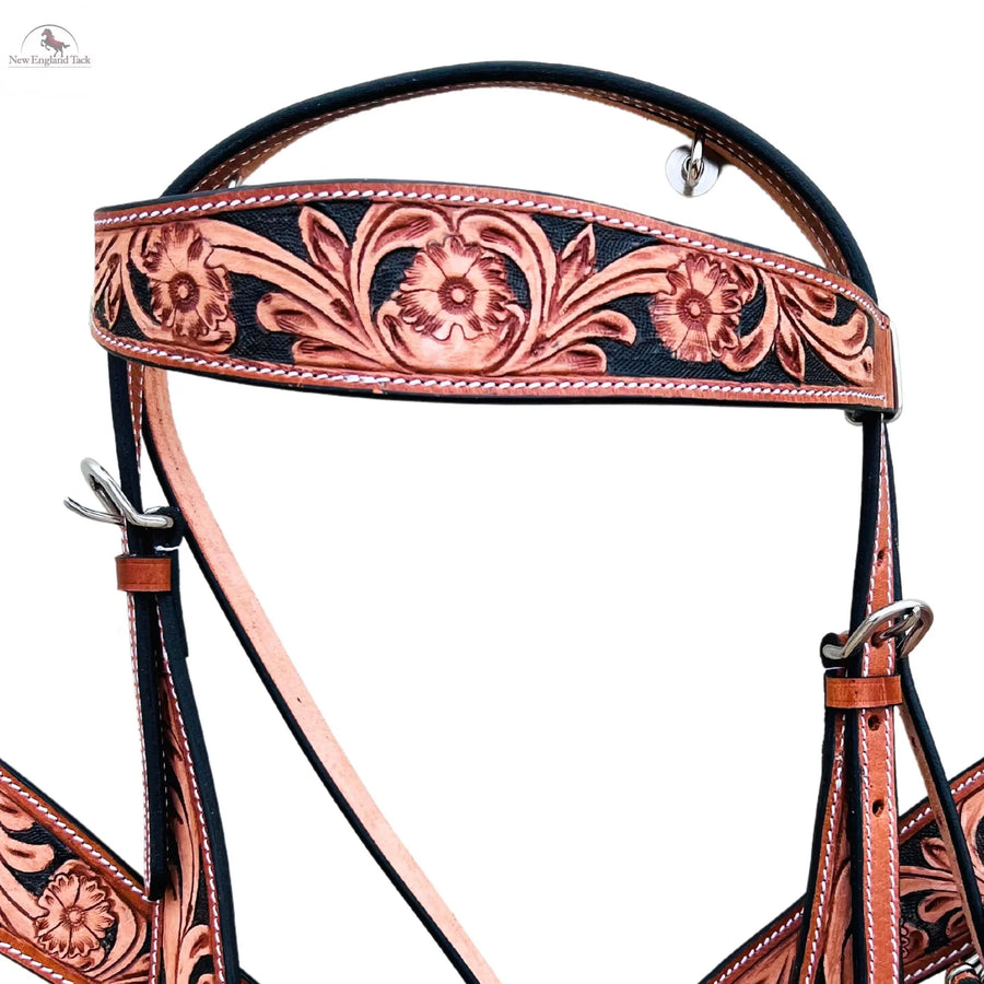 Headstall and Breast Collar Set - Leather NewEngland Tack