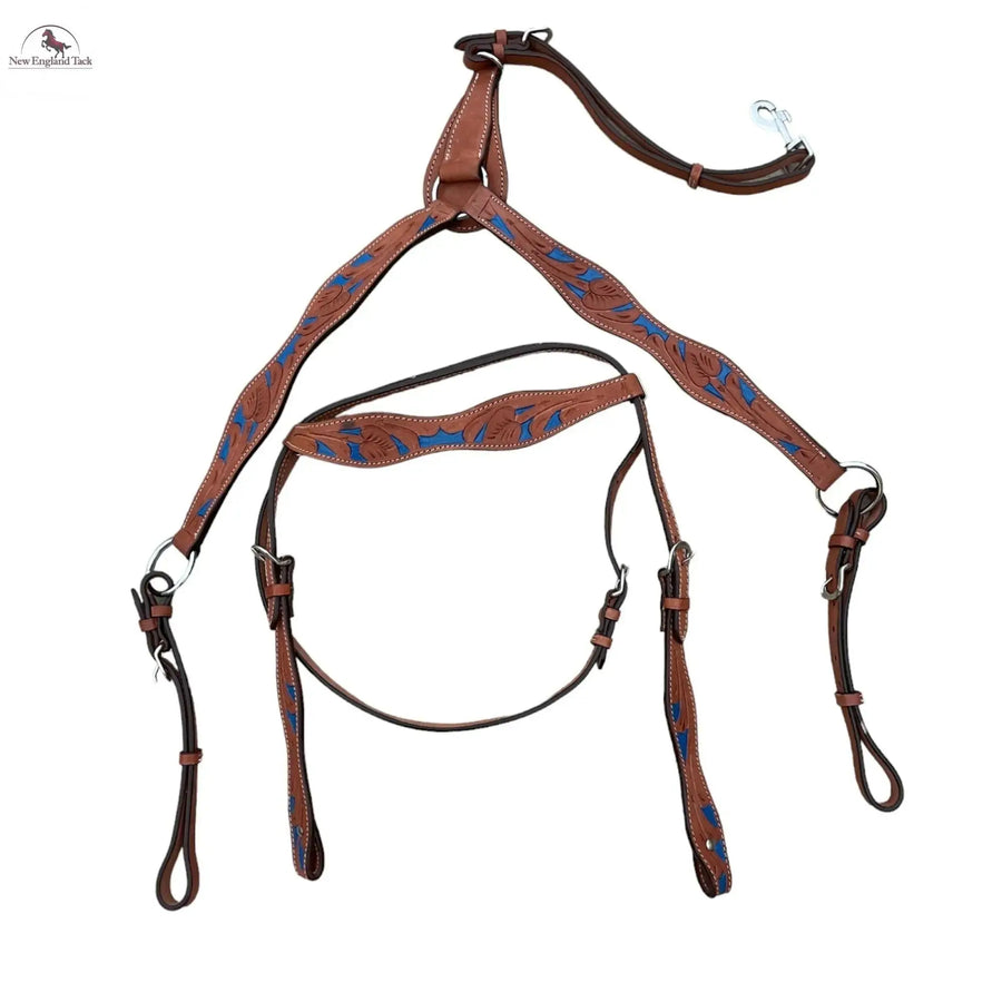 Headstall and Breast Collar Set - Leather - NewEngland Tack