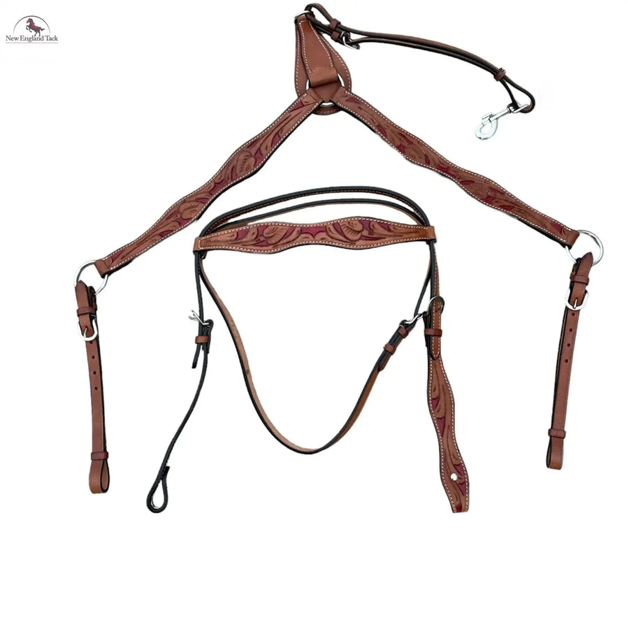 Headstall and Breast Collar Set - Leather - NewEngland Tack