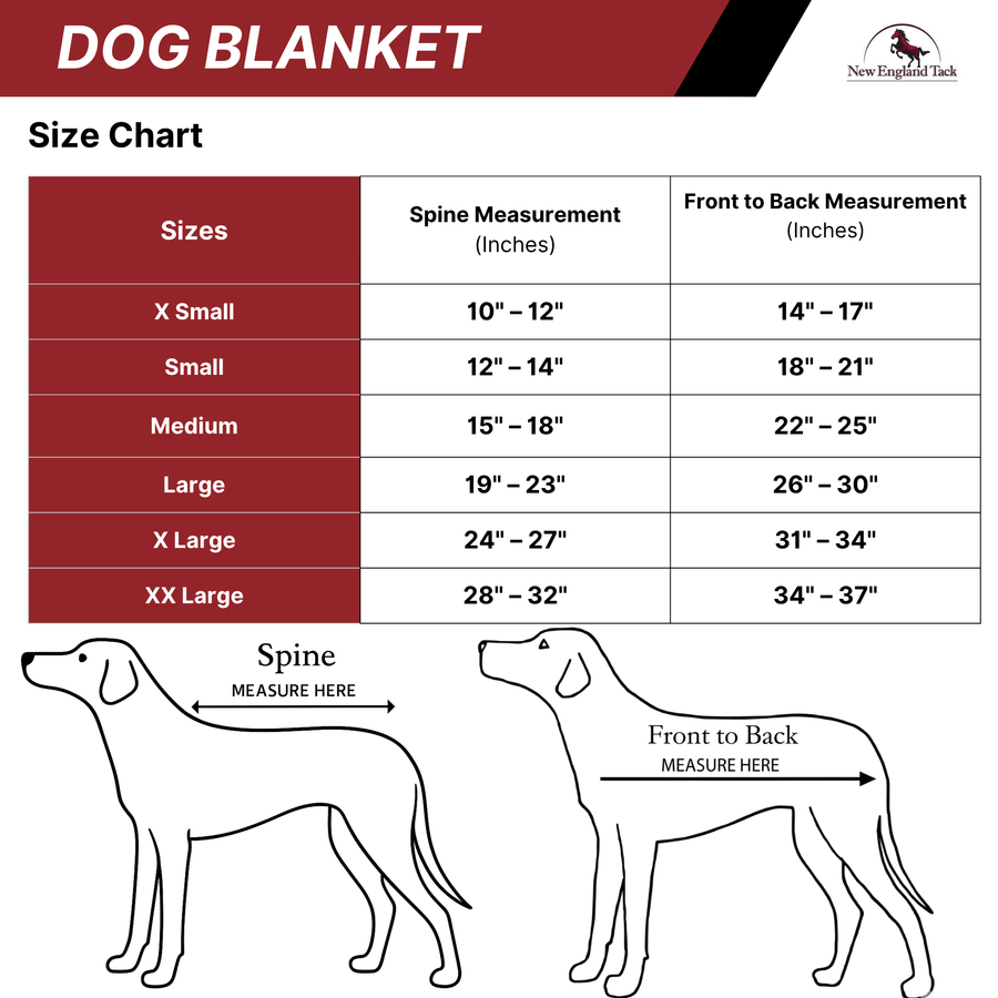 Resistance 600D Dog Blanket with Shoulder Gusset & Quick Grip Belly Band - 50 GSM fill
