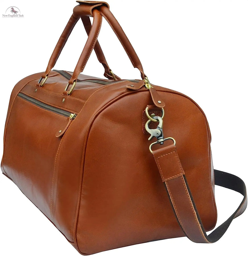 Leather Duffle Bag NewEngland Tack