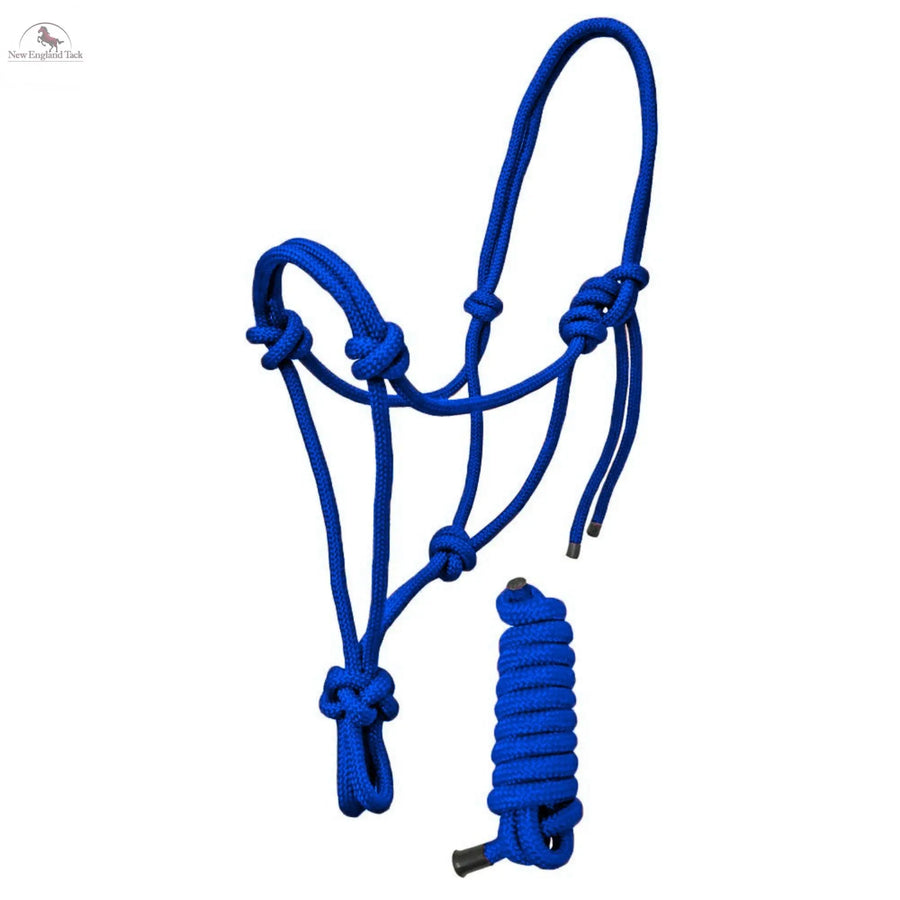 Nylon Adjustable Rope Halter with 6Ft Lead NewEngland Tack