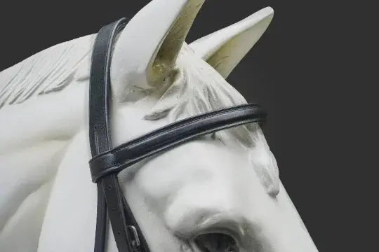 Plain Raised English Bridle - Premium Leather Quality with Stainless steel Hardware - NewEngland Tack