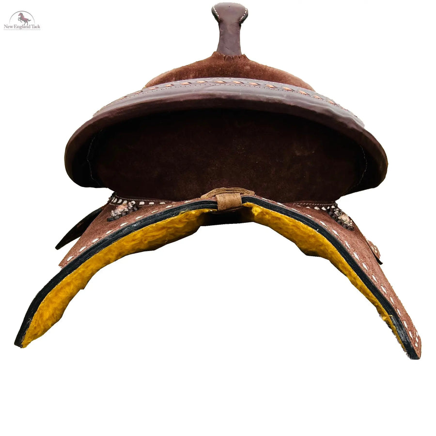 Pleasure Trail Rough Out Buck Stitched All Size Both Adults & Kids Western Horse Saddle With Suede Seat NewEngland Tack