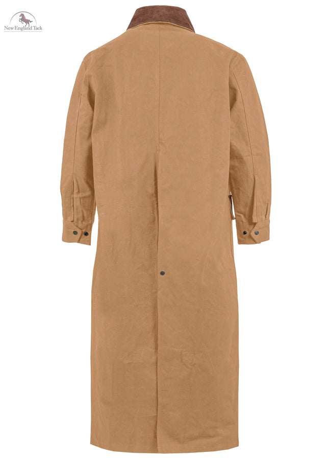 RESISTANCE Western Long Old Cowboy Canvas Jacket - Range wear Canvas Duster Coat NewEngland Tack