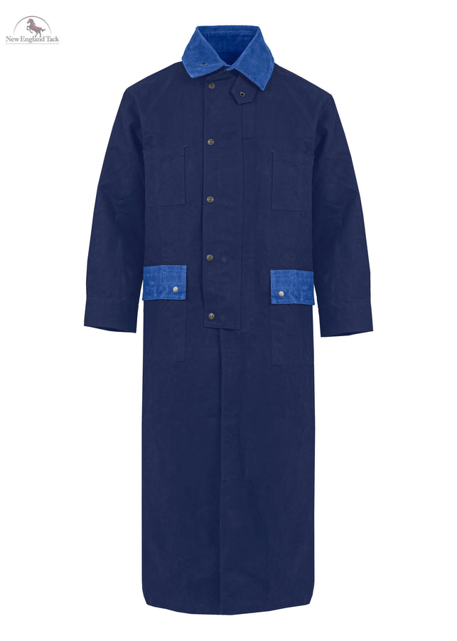 RESISTANCE Western Long Old Cowboy Canvas Jacket - Range wear Canvas Duster Coat NewEngland Tack