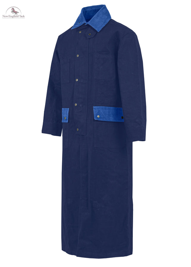 RESISTANCE Western Long Old Cowboy Canvas Jacket - Range wear Canvas Duster Coat NewEngland Tack