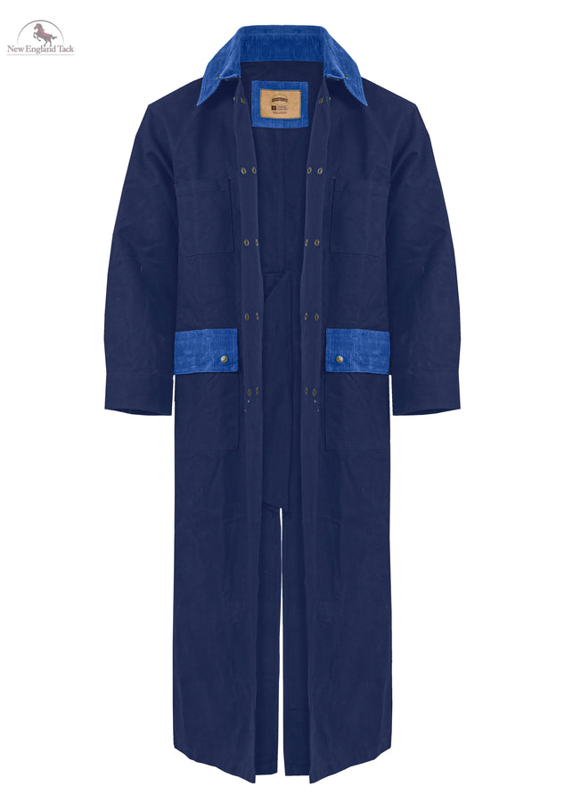 RESISTANCE Western Long Old Cowboy Canvas Jacket - Range wear Canvas Duster Coat NewEngland Tack