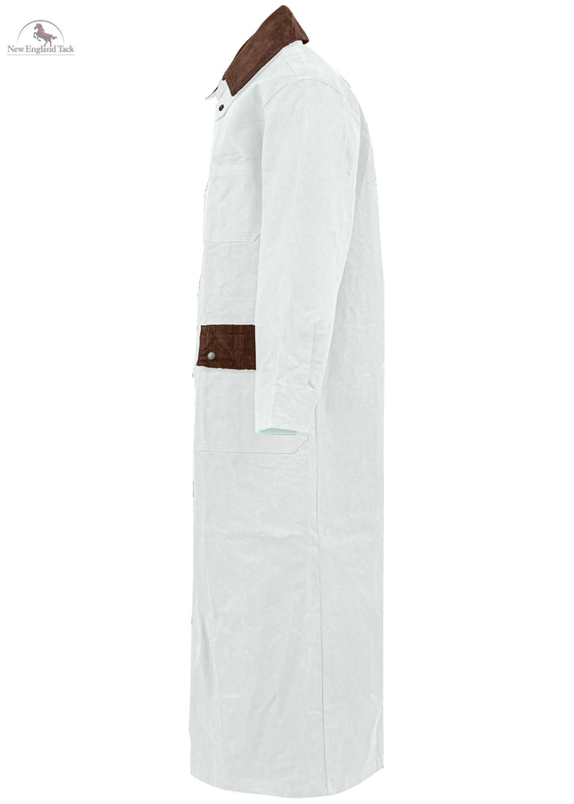 RESISTANCE Western Long Old Cowboy Canvas Jacket - Range wear Canvas Duster Coat NewEngland Tack