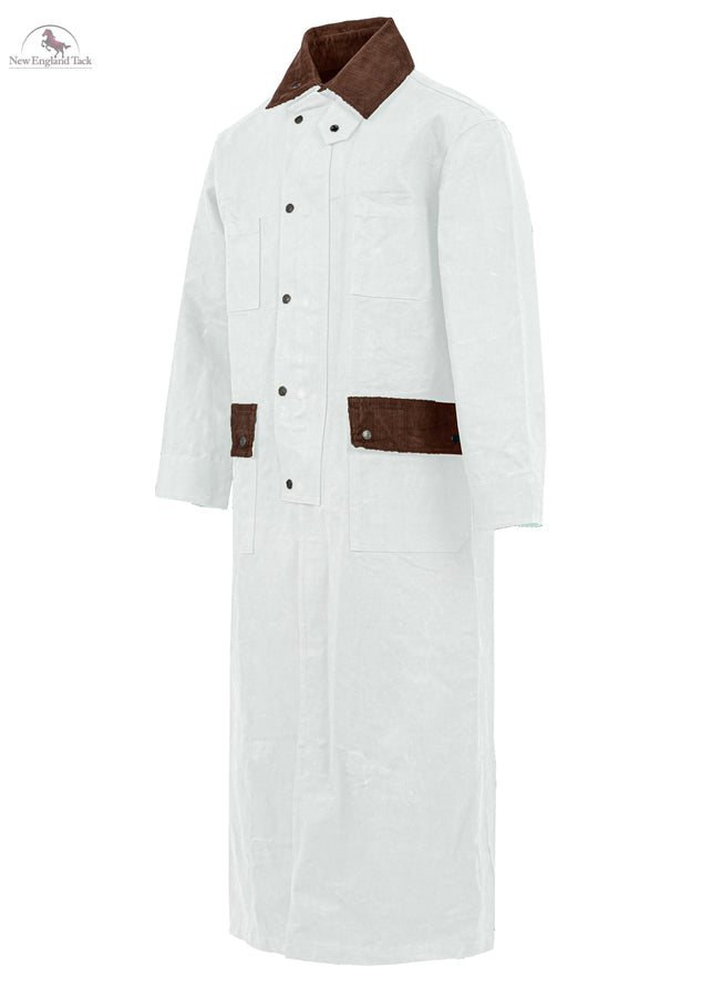RESISTANCE Western Long Old Cowboy Canvas Jacket - Range wear Canvas Duster Coat NewEngland Tack