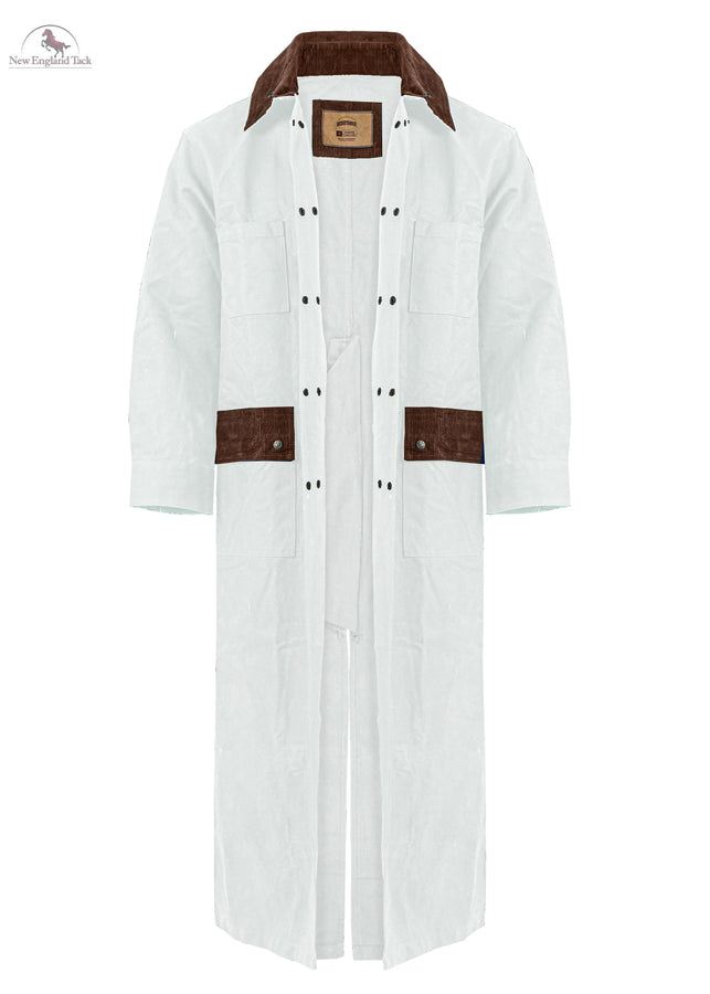 RESISTANCE Western Long Old Cowboy Canvas Jacket - Range wear Canvas Duster Coat NewEngland Tack