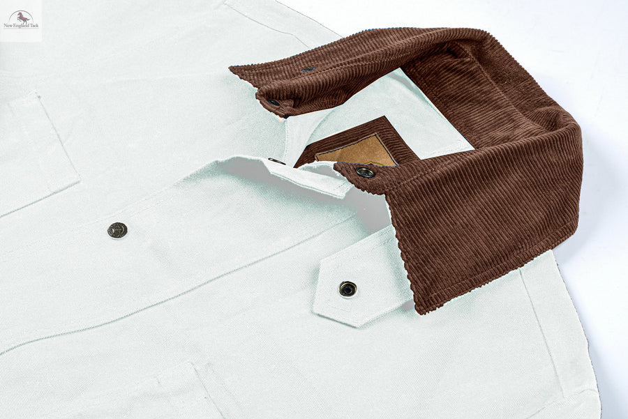 RESISTANCE Western Long Old Cowboy Canvas Jacket - Range wear Canvas Duster Coat NewEngland Tack