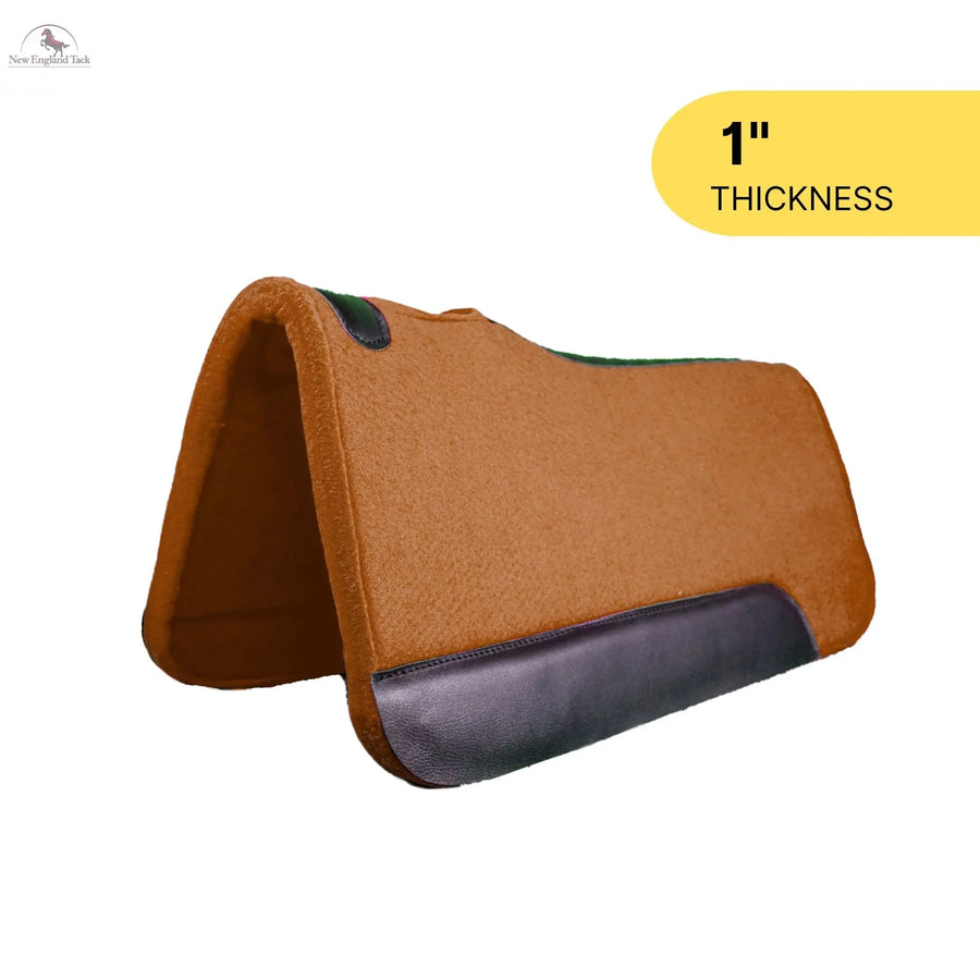 Resistance 31 x 32 Felt Performance Saddle Pad with Wear Leathers, Thickness 1" Newenglandtack