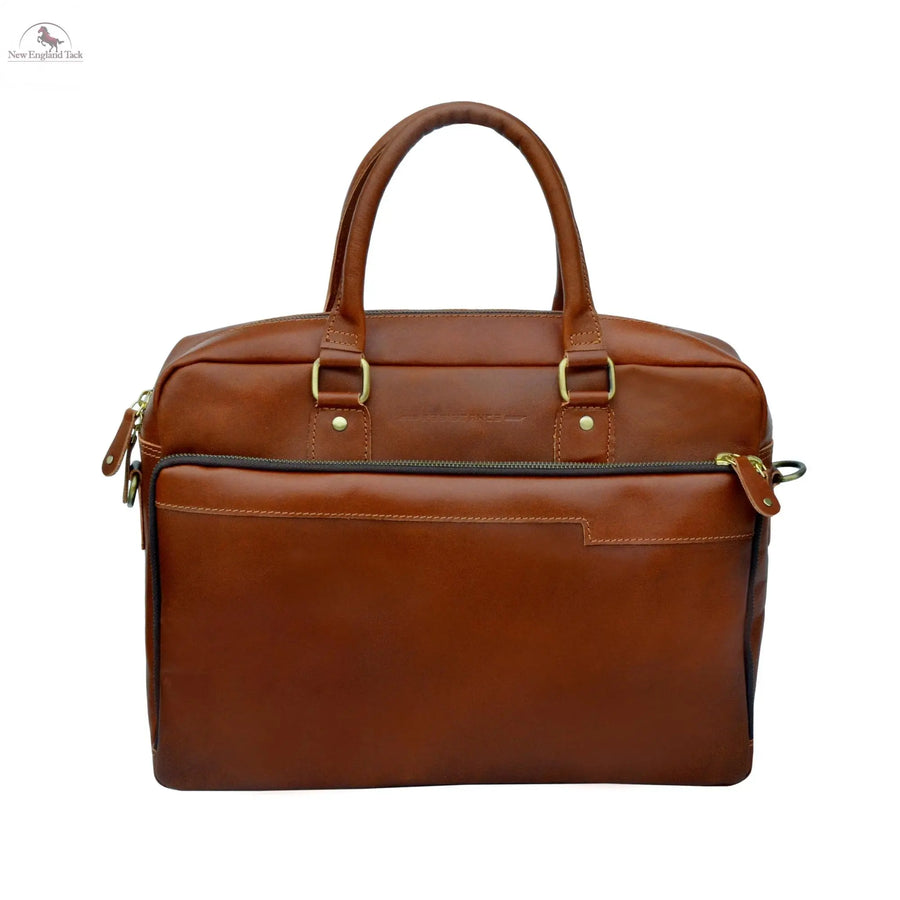 Resistance Full Grain Men Leather Messenger Bag, Handmade Shoulder Bag, Crossbody Work Bag, Briefcase For Laptop NewEnglandTack