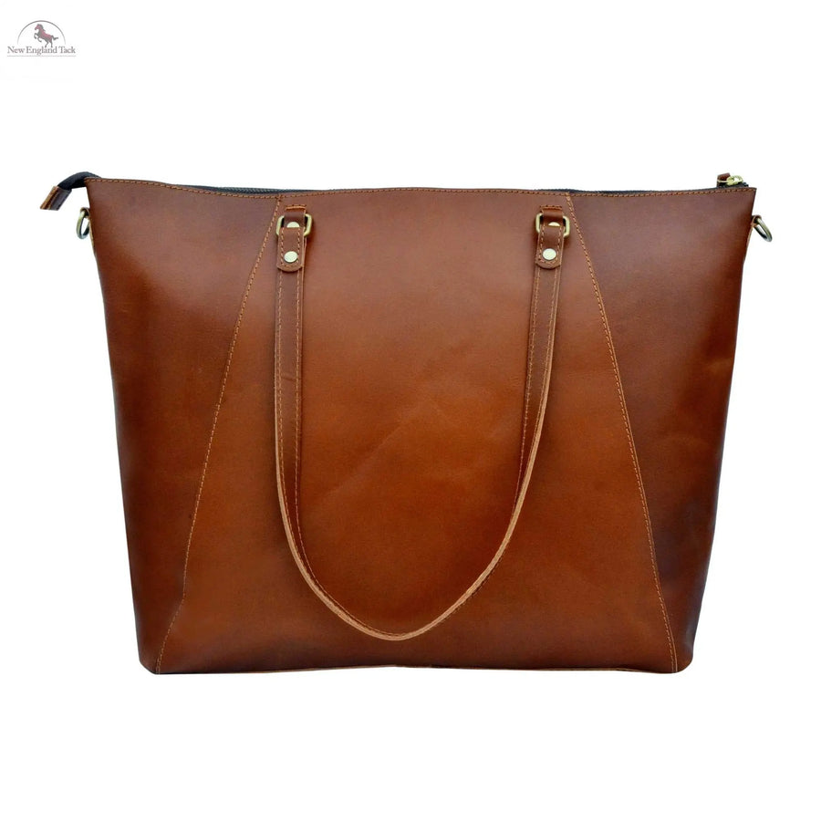 Resistance Genuine Leather Tote Bag Leather Anniversary Wedding Gift for Women Men Zipper Leather Purse Custom Gift for Her Travel Essential NewEngland Tack