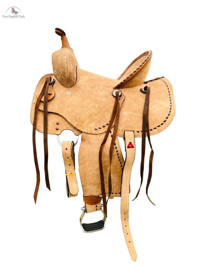 Resistance Kids Western Saddle Leather Horse Ranch Saddle 10" to 13" NewEngland Tack