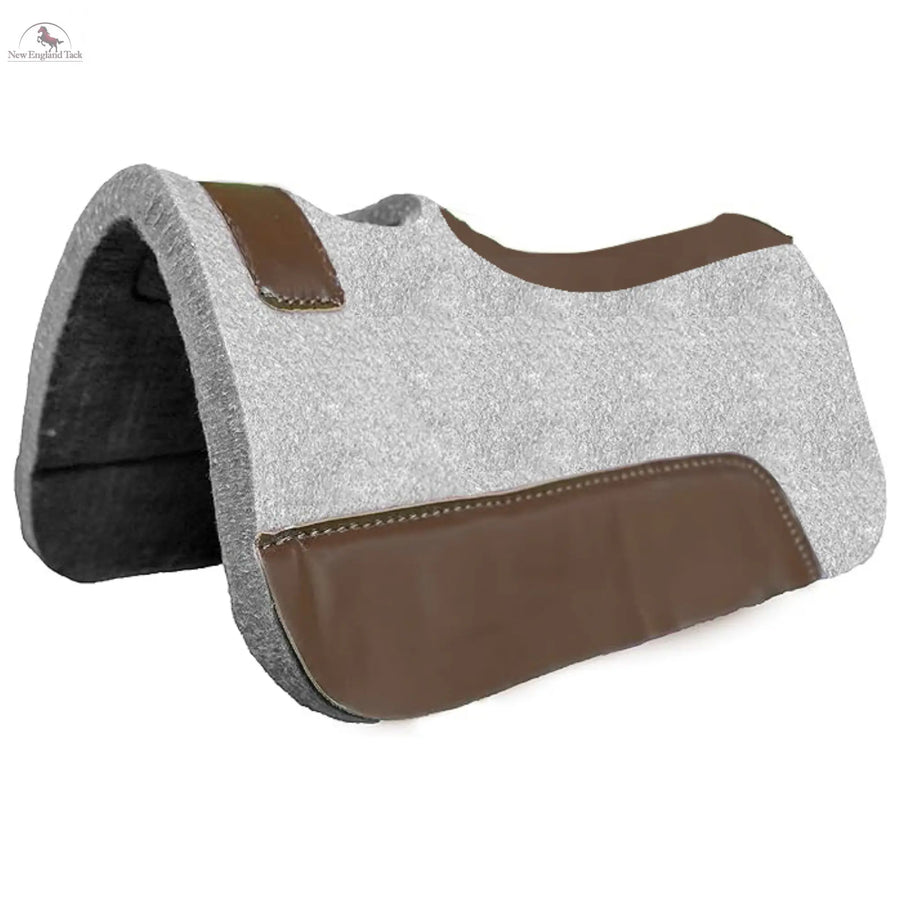 Resistance Mini 20 x 20 Felt Performance Saddle Pad with Wear Leathers 1" Thick NewEngland Tack