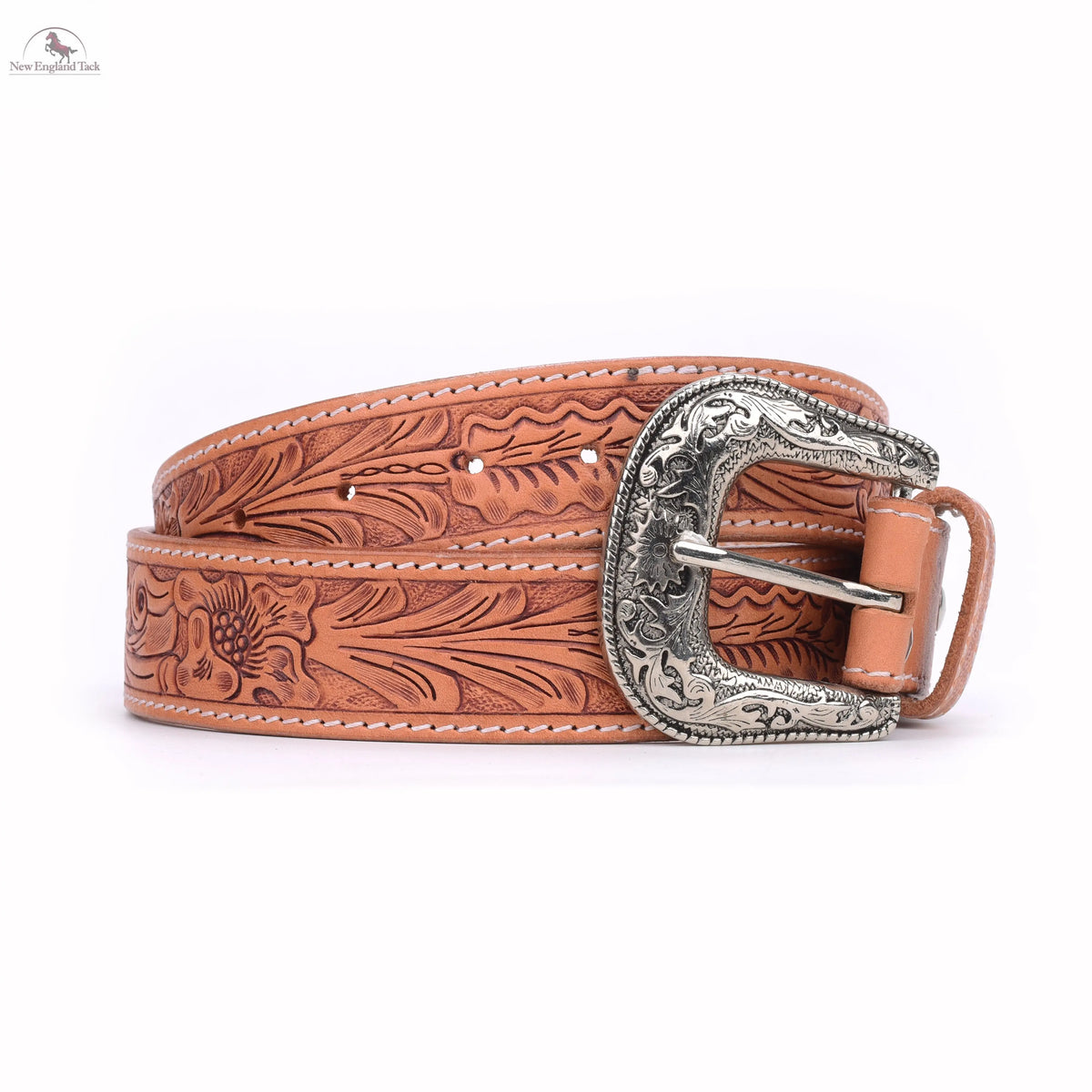 Klassy Cowgirl Argentina Cow Leather Wither Strap with motif overlay. main image 0