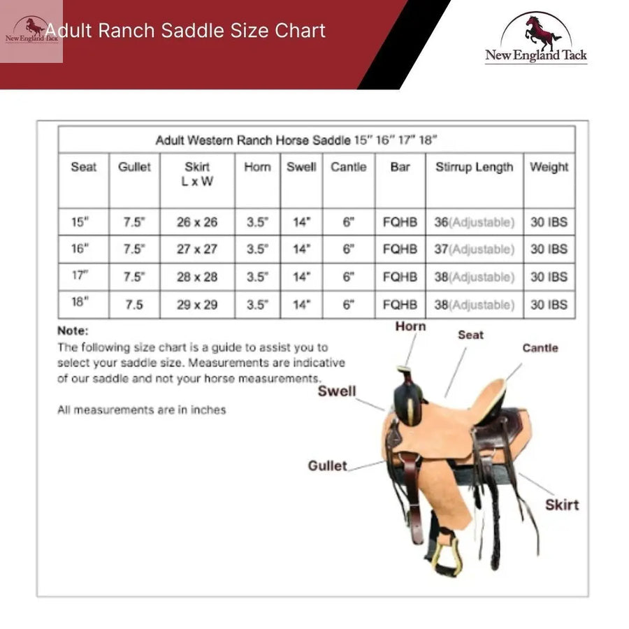 Resistance Western Roughout All Around Saddle With Basket Weave Tooling NewEngland Tack