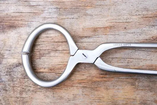 Straight Handle Hoof Tester Model 15" Stainless Steel Equine Heavy Duty Tools Instruments - NewEngland Tack
