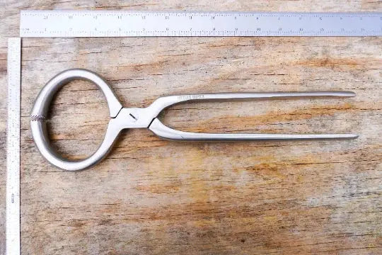 Straight Handle Hoof Tester Model 15" Stainless Steel Equine Heavy Duty Tools Instruments - NewEngland Tack