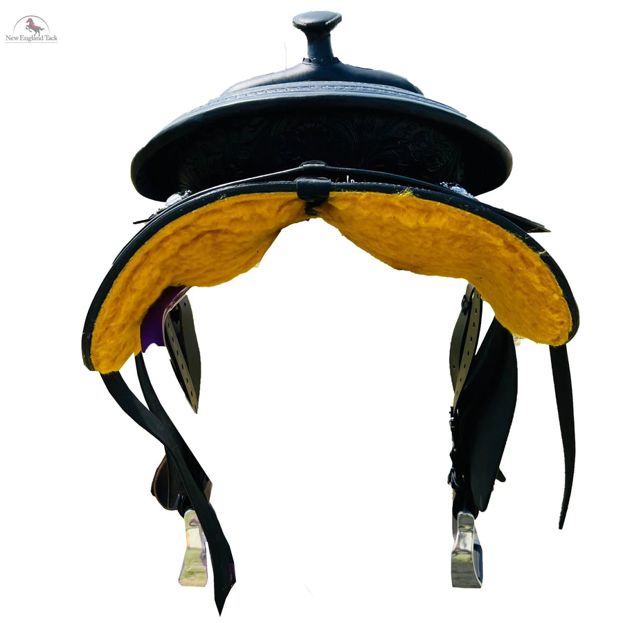 Western Horse Pleasure Saddle - Genuine Leather 16" 17" 18" NewEngland Tack