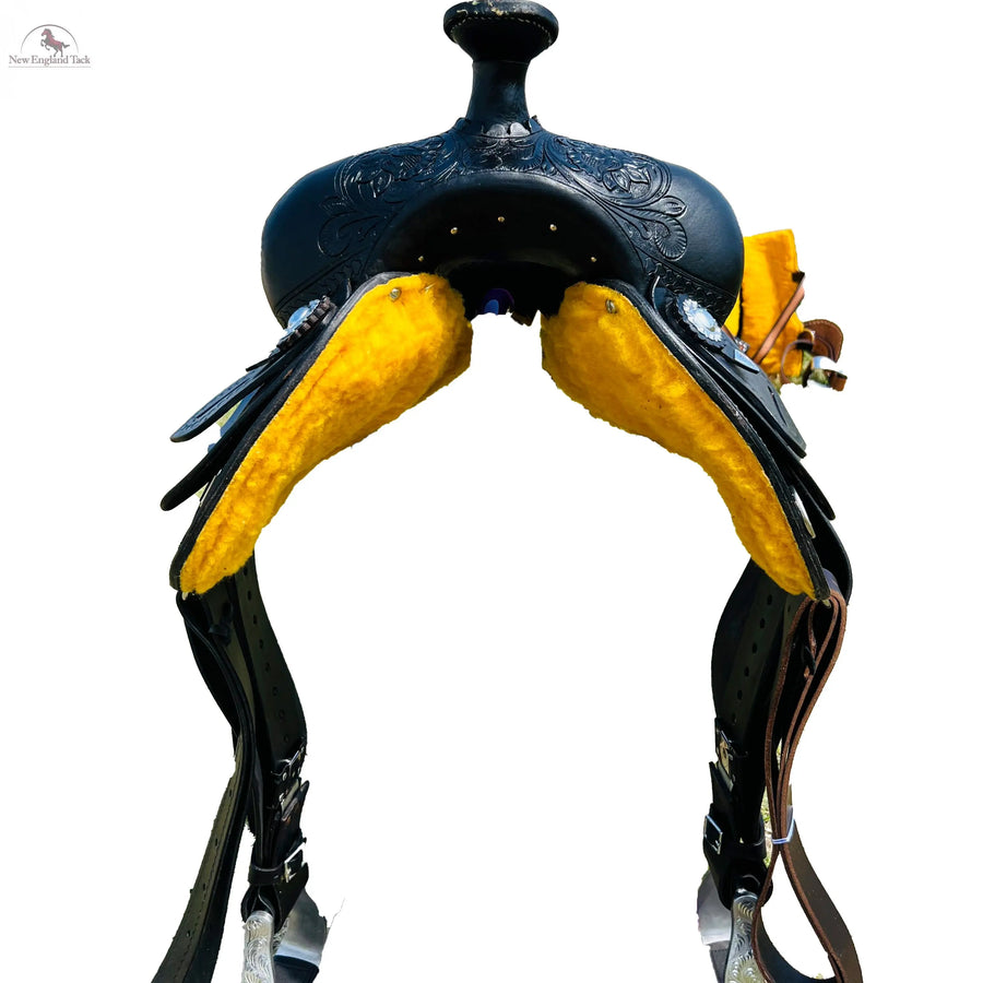 Western Horse Pleasure Saddle - Genuine Leather 16" 17" 18" NewEngland Tack