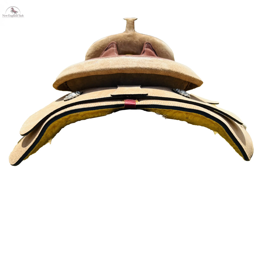 Western Rough Out Trainer Saddle With Suede Seat NewEngland Tack