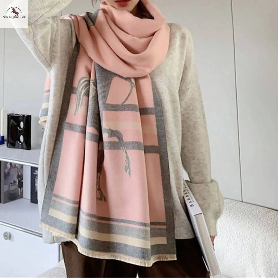 Women's Pashmina Scarf - Soft and Warm Shawl Wraps for Evening Dresses - NewEngland Tack