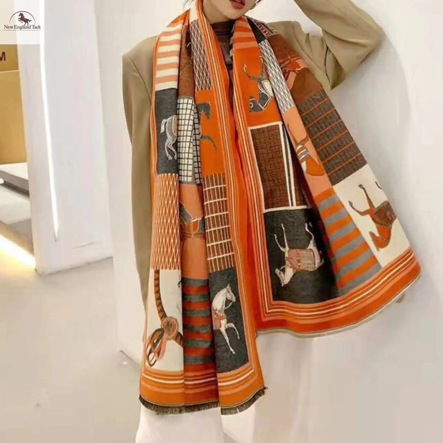 Women's Pashmina Scarf - Soft and Warm Shawl Wraps for Evening Dresses - NewEngland Tack