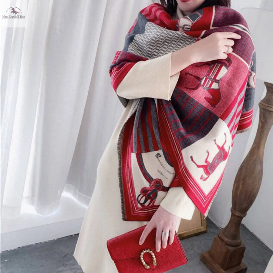 Women's Pashmina Scarf - Soft and Warm Shawl Wraps for Evening Dresses NewEngland Tack