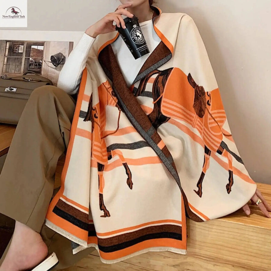 Women's Pashmina Scarf - Soft and Warm Shawl Wraps for Evening Dresses - NewEngland Tack
