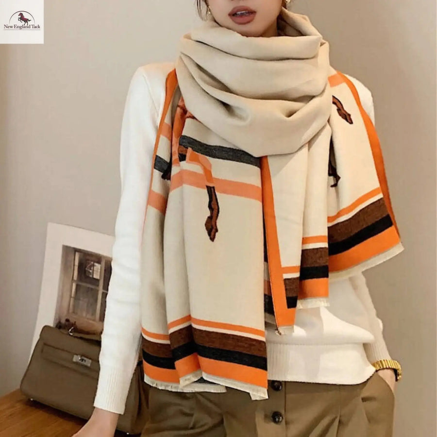 Women's Pashmina Scarf - Soft and Warm Shawl Wraps for Evening Dresses - NewEngland Tack