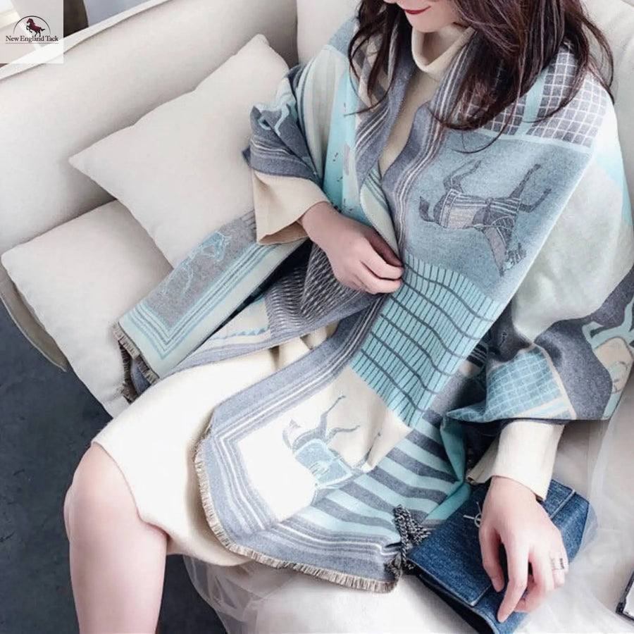 Women's Pashmina Scarf - Soft and Warm Shawl Wraps for Evening Dresses - NewEngland Tack