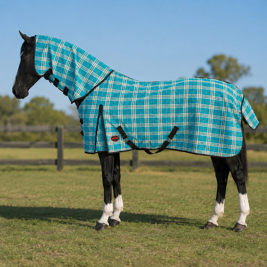 Combo Hard Mesh Fly Sheet with Detachable Neck Without Belly Wrap