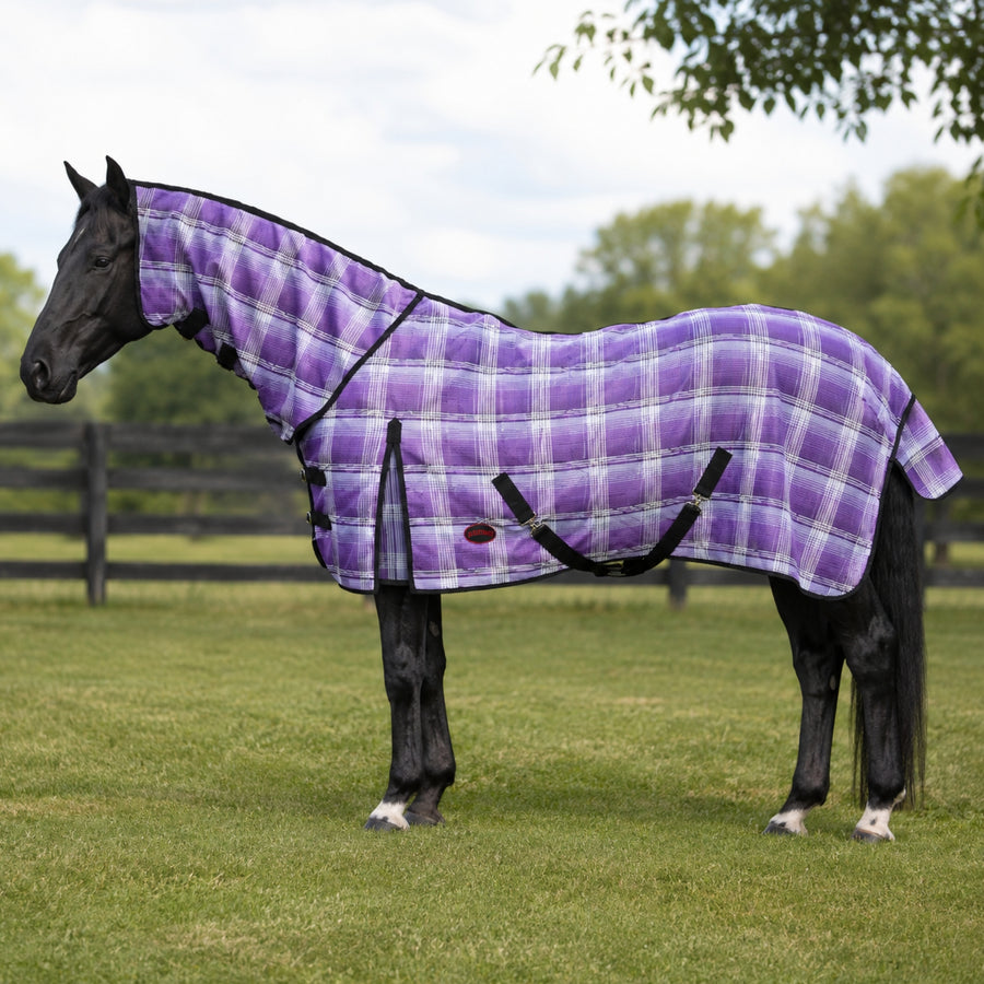 Combo Hard Mesh Fly Sheet with Detachable Neck Without Belly Wrap