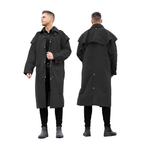 Resistance Western Oilskin Waterproof Duster Coat NewEngland Tack BLACK1