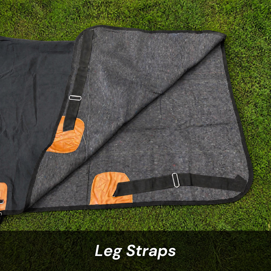 Resistance 420 Denier Water-Resistant Canvas Horse Blanket (Wool Lined)