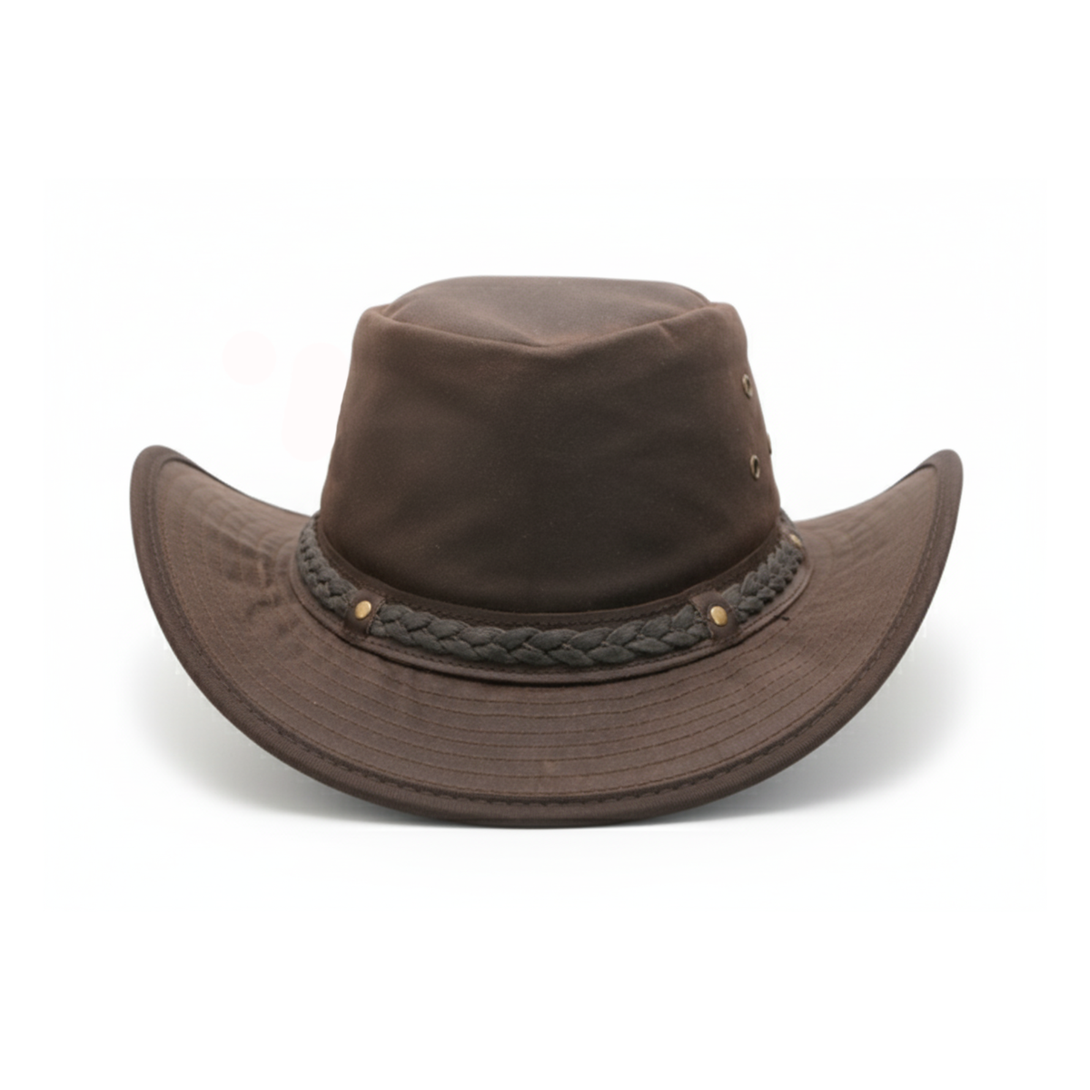 Resistance Western Oilskin Cotton Cowboy & Cowgirl Hat – Waterproof Outdoor Wide Brim Western Hat for Men & Women