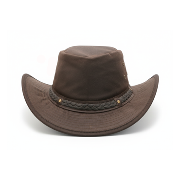 Resistance Western Oilskin Cotton Cowboy & Cowgirl Hat – Waterproof Outdoor Wide Brim Western Hat for Men & Women