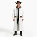 RESISTANCE Western Long Old Cowboy Canvas Jacket - Range wear Canvas Duster Coat