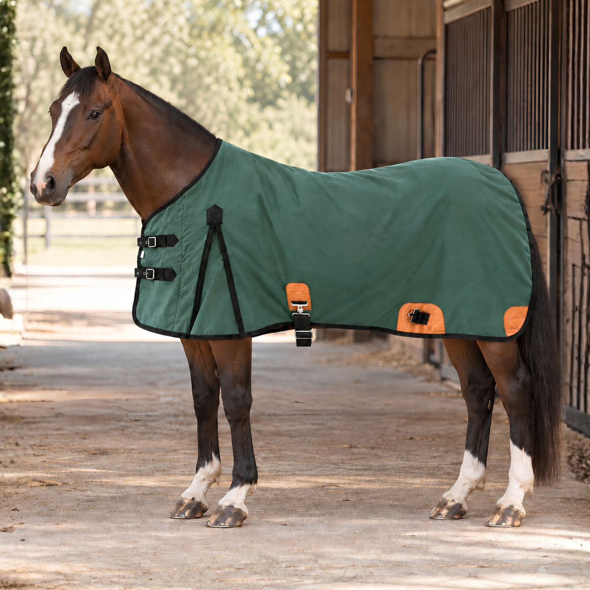 Resistance 420 Denier Water-Resistant Canvas Horse Blanket (Wool Lined)
