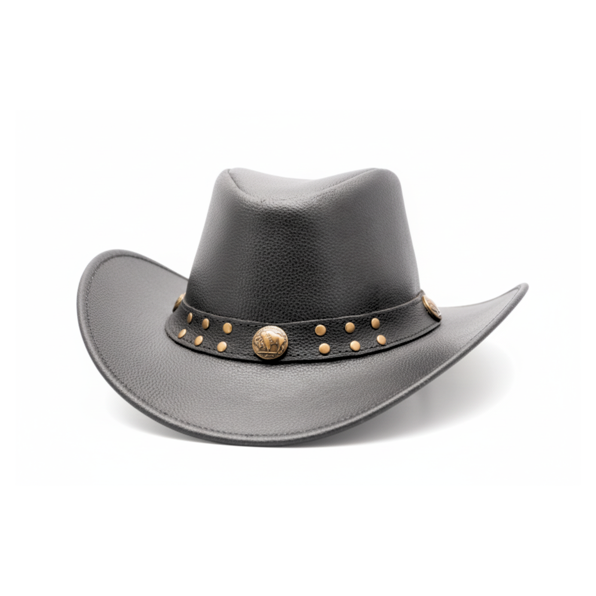 RESISTANCE Premium Australian Style Leather Cowboy Hat Shapeable Outback Hat for Men and Women