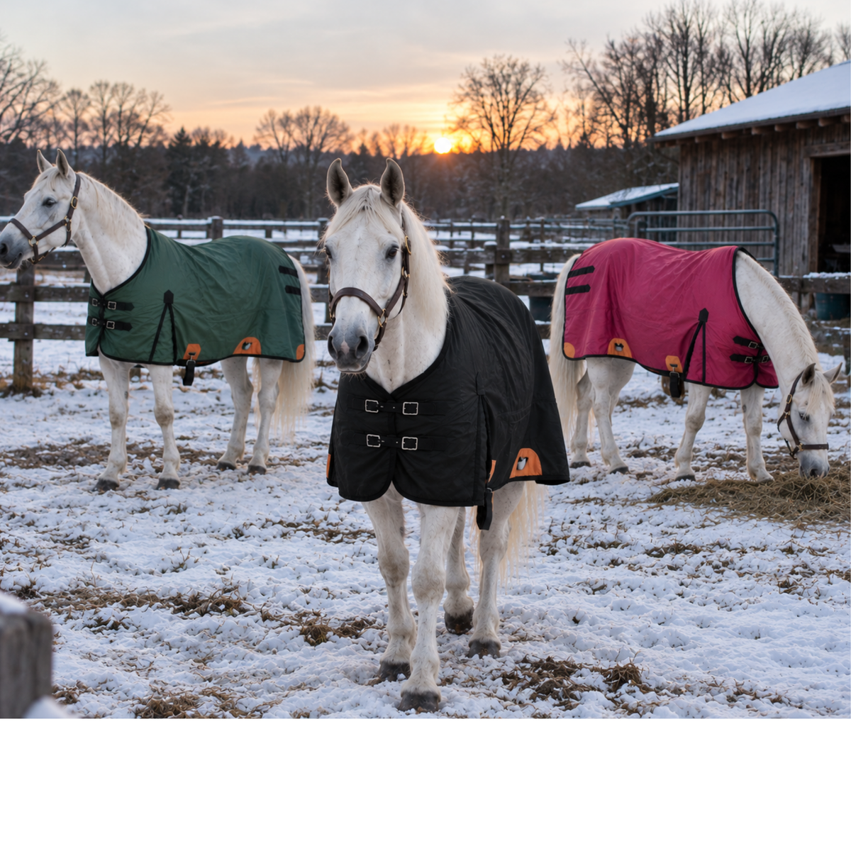 Resistance 420 Denier Water-Resistant Canvas Horse Blanket (Wool Lined)